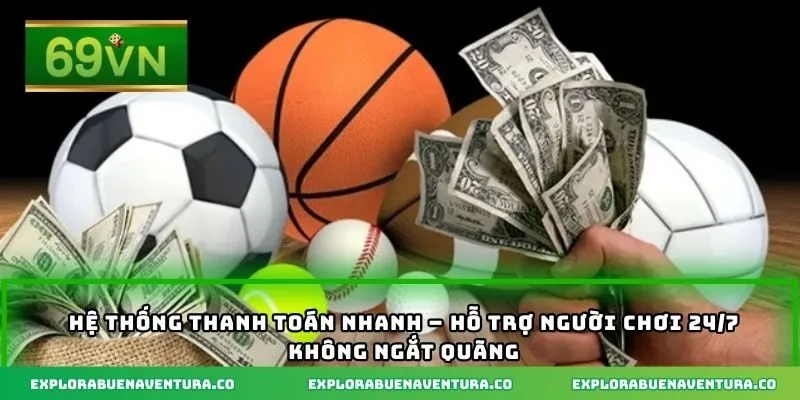 Hệ thống thanh toán nhanh – hỗ trợ người chơi 24/7 không ngắt quãng